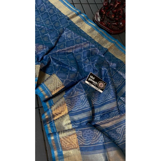 IG7352lite weight fine tusser ikkat weaving sarees IG7352lite weight fine tusser ikkat weaving sarees