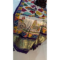 IG7358:lite weight pure gazzi silk and jari pallu  