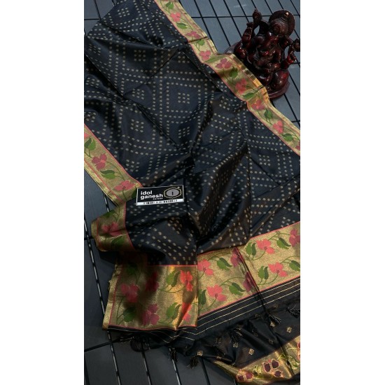 IG7367c:lite weight tusser sarees IG7367c:lite weight tusser sarees