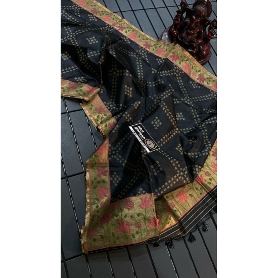 IG7369lite weight tusser sarees IG7369lite weight tusser sarees