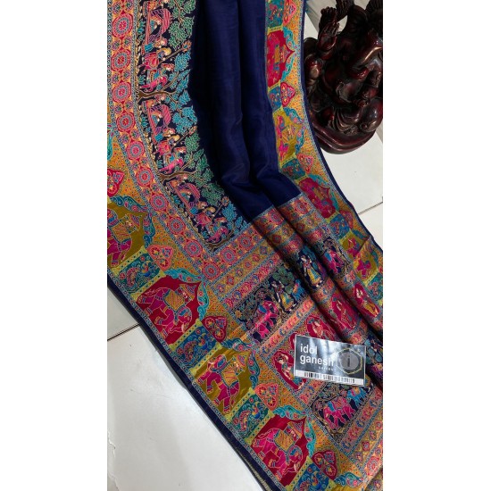 IG7412pure kanchi crape pashmina weaving 5360/- IG7412pure kanchi crape pashmina weaving 5360/-