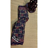 IG7422:pure gazzi silk Garh chola weaving  