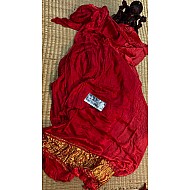 IG7423pure gazzi silk lagdi patta jari pallu  