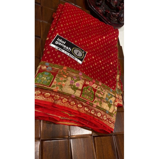 IG7426 pure kaddi georgette 