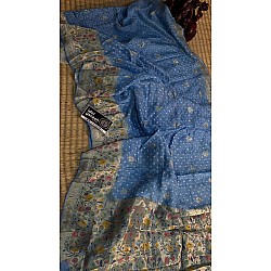 IG7445:pure tusser georgette paitani weaving  