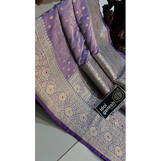 IG7462: lite weight pure banarasi soft kathan sarees   