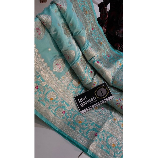 IG7464LITE WEIGHT PURE BANARASI SOFT KATHAN SAREES  