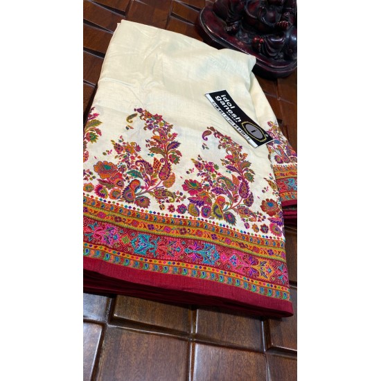 IG7476:lite weight soft pashmina tusser  2560/-