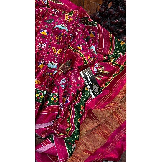 IG7483 lite weight pure gazzi silk jari pallu  4290/-