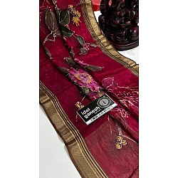 IG7538pure handloom kanchi crape weaving  