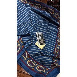 IG7553pure handloom Tusser /tusser print 