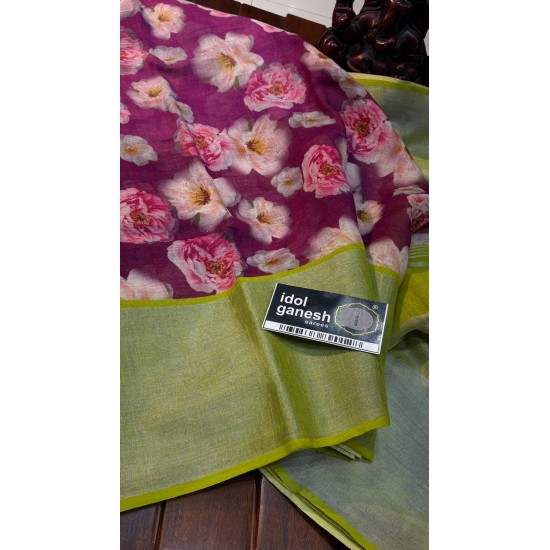 IG7563pure handloom Lenine/Lenine  