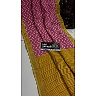 IG7566lite weight pure assami crape kanchi weaving border ,