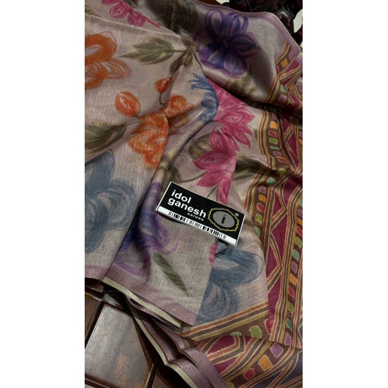 IG7575:lite weight kota sarees with nice hand prints 2110/- IG7575:lite weight kota sarees with nice hand prints 2110/-