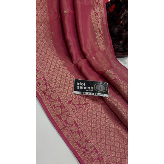 IG7625 lite weight pure Banarasi soft tissue 