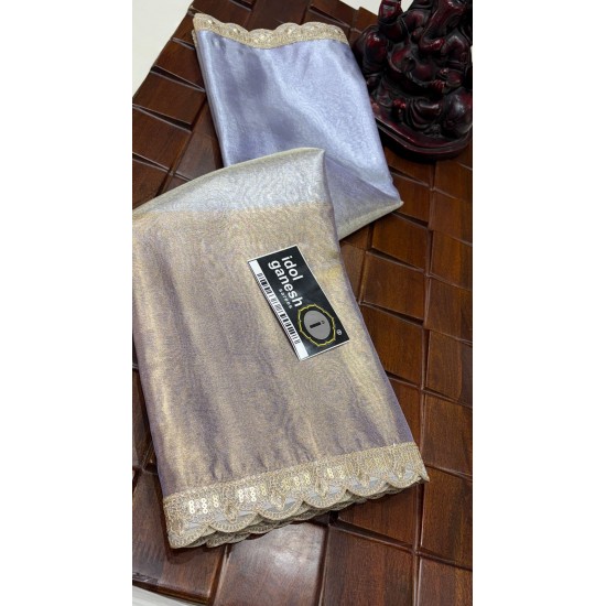 IG7627 lite weight tissue saree 
