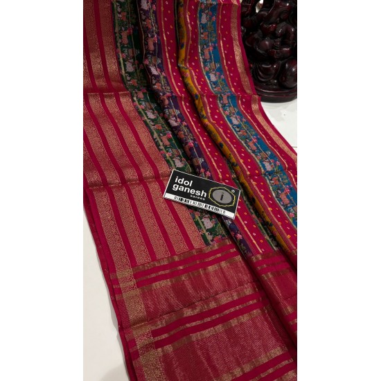 IG7639 lite weight pure Mysore silk 