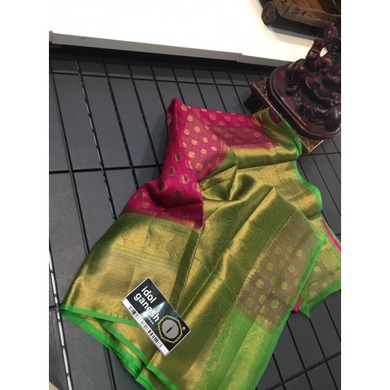 IG764 Lite wight Kanchi kora sarees