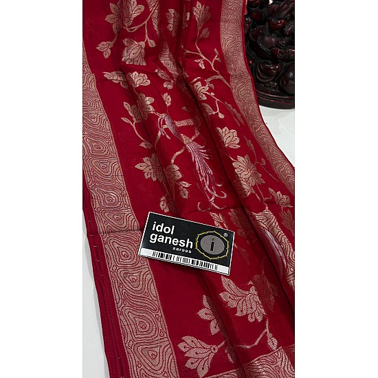 IG7648 lite weight pure Tusser georgette 