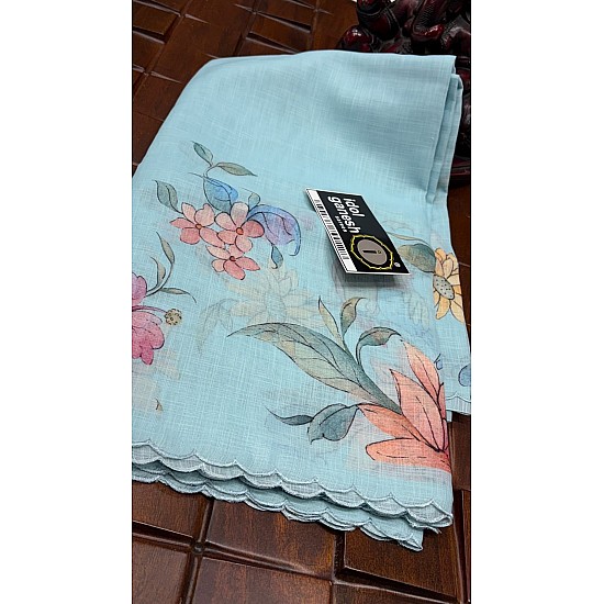 IG7660 lite weight Lenin print sarees 