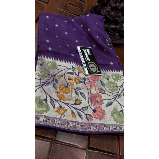 IG7665 lite weight Tusser georgette 