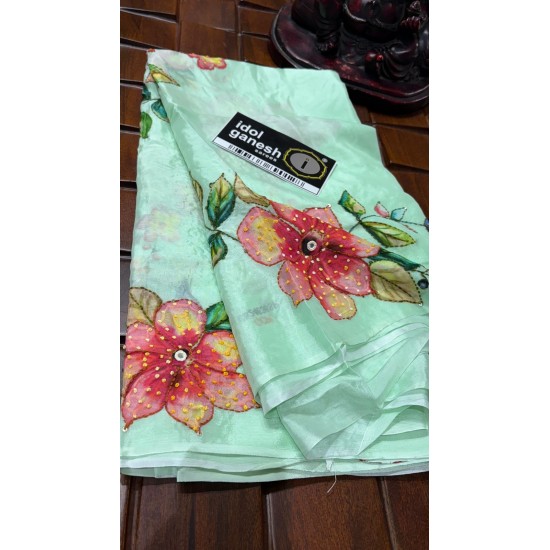 IG7679 pure crape flowerle print IG7679 pure crape flowerle print
