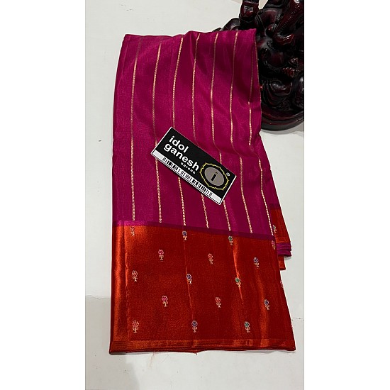 IG7680 lite weight pure mango sarees 