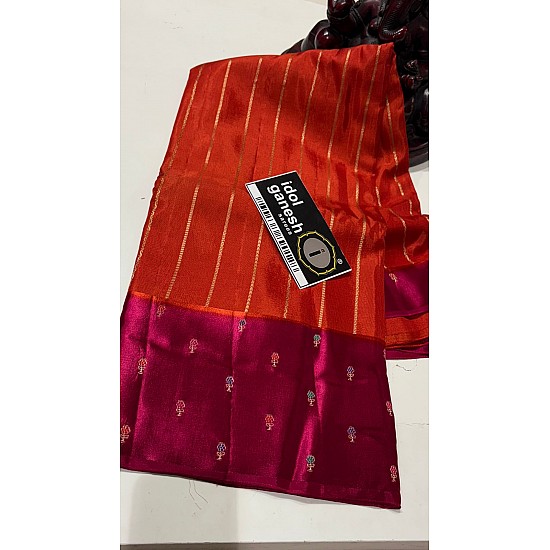 IG7680 lite weight pure mango sarees 