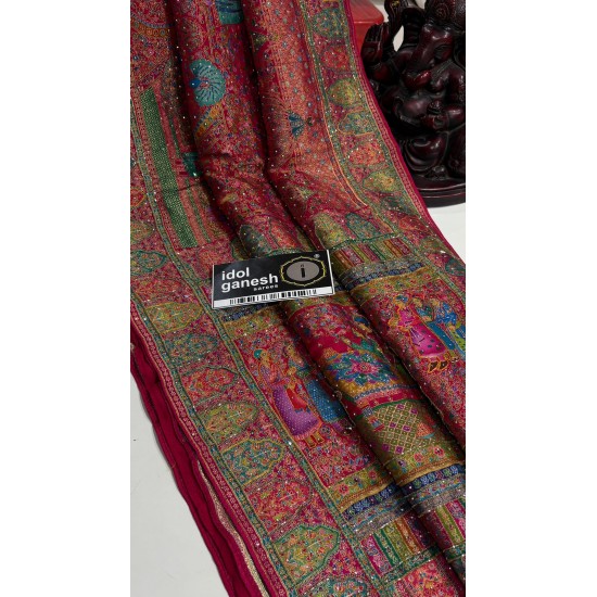 IG7681 beautiful Kashmir weaving  