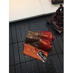 IG769 Lite weight jute weaving Pattu sarees