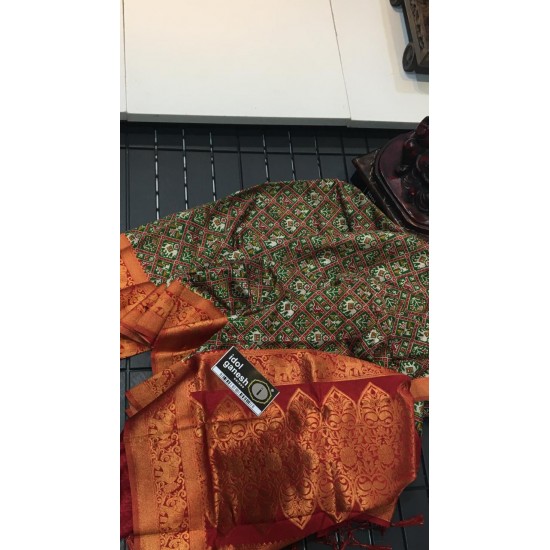 IG769 Lite weight jute weaving Pattu sarees