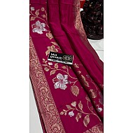 IG7693  lite weight pure munge silk pattu  