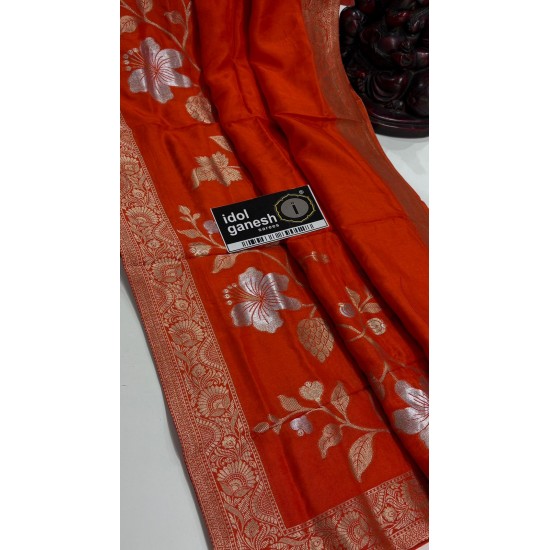 IG7693  lite weight pure munge silk pattu  
