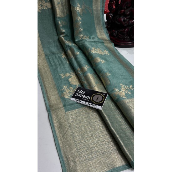 IG7707 lite weight pure tissue kathan sarees 