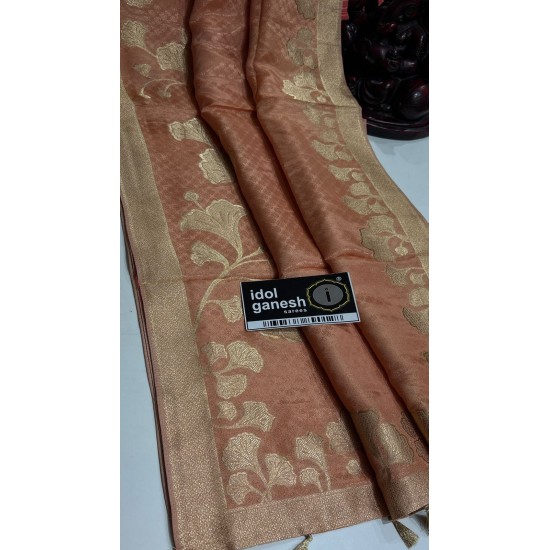 IG7708 lite weight pure tissue kathan sarees 