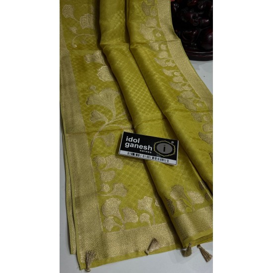 IG7708 lite weight pure tissue kathan sarees 
