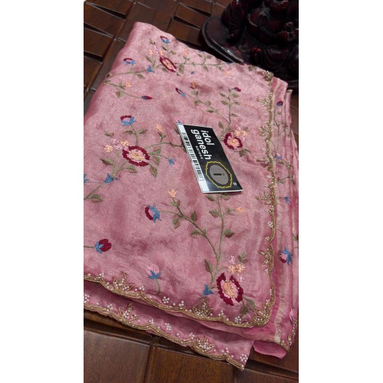 IG7729:lite weight pure velvet chiffon sarees IG7729:lite weight pure velvet chiffon sarees