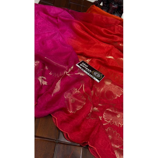 IG7742lite weight pure crape self jari weaving IG7742lite weight pure crape self jari weaving