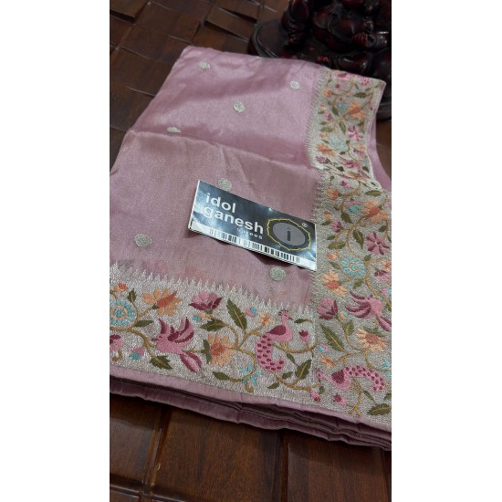 IG7749lite weight pure muslin tissue sarees