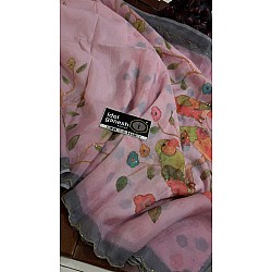 IG7751te weight pure crape crush touch hand printed sarees IG7751te weight pure crape crush touch hand printed sarees