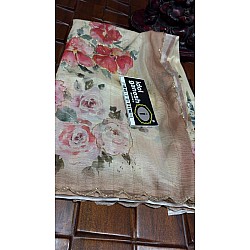 IG7769:lite weight pure crape crush Destel print sarees 