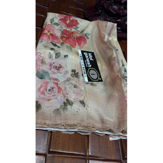 IG7769:lite weight pure crape crush Destel print sarees IG7769:lite weight pure crape crush Destel print sarees