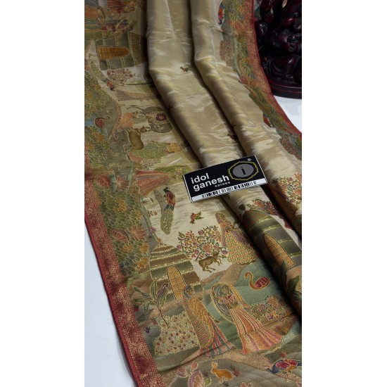 IG7781:lite weight pure soft one grame tissue weaving sarees 