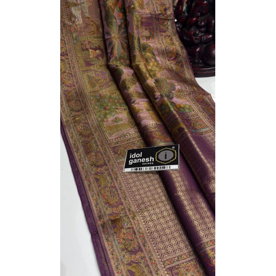 IG7783:lite weight pure soft one grame tissue weaving sarees 