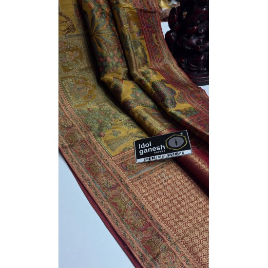 IG7783:lite weight pure soft one grame tissue weaving sarees 