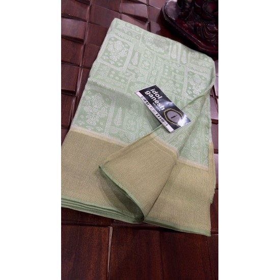 IG7786  Lite weight pure free fall resham tissue  4165/-