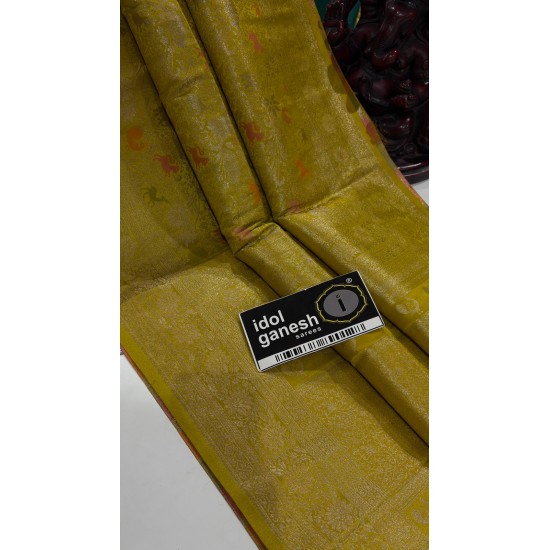 IG7790  Lite weight banarasi soft kathan weaving sarees 3230/-