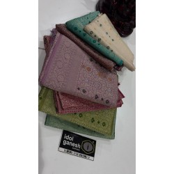 IG7791  Lite weight banarasi soft kathan weaving sarees,2920/-