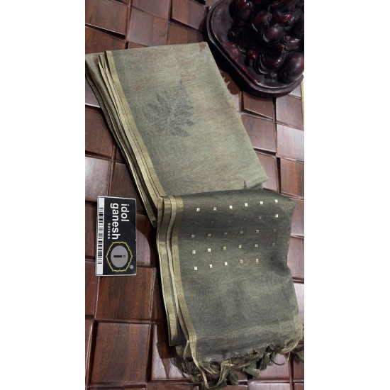 IG7794 lite weight muslin sarees with beautiful print  