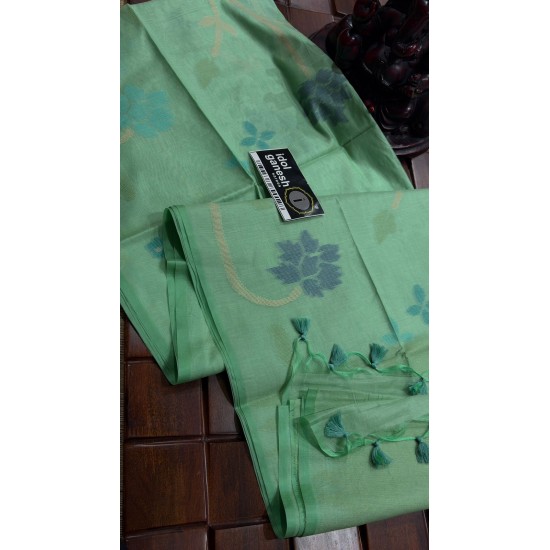 IG7797 lite weight kadhi jamdani weaving sarees  